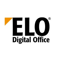 A logo of ELO software company